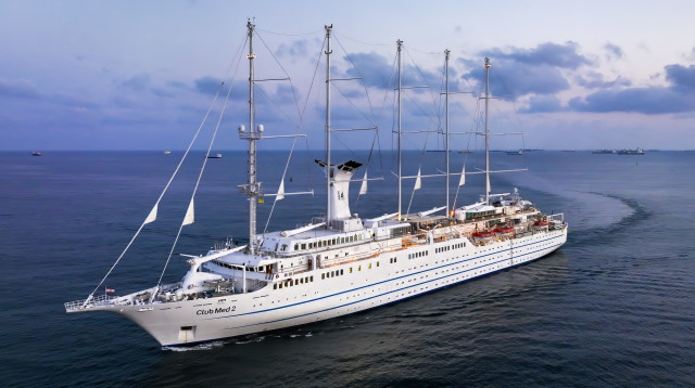 ספינת המפרש clubmed2 (צילום: גיאודרונס)