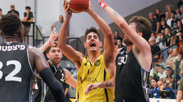 הצטיין עם 21 נקודות. בן שרף (צילום: דני מרון)