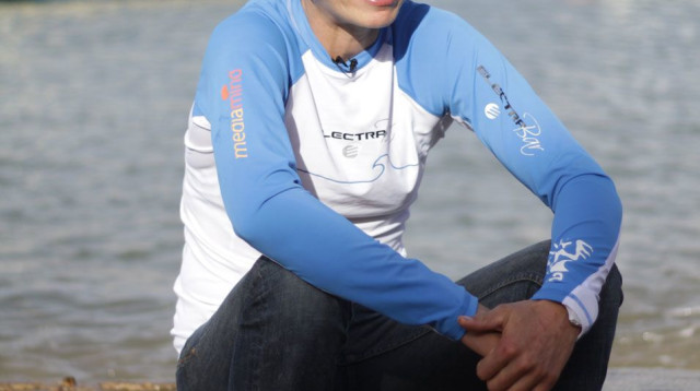 לי קורזיץ גולשת רוח ישראלית (צילום: עידו שחם)