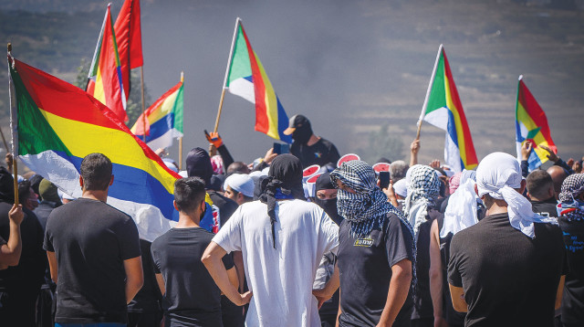 הפגנות דרוזים  (צילום: איל מרגולין פלאש 90)