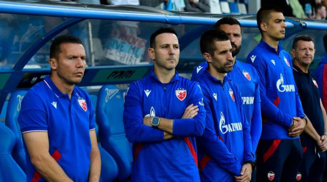 ברק בכר והצוות (צילום: אתר רשמי, הכוכב האדום בלגרד)