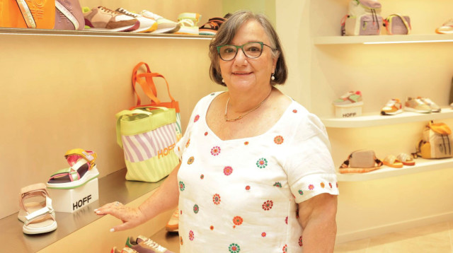 הלנה קצן בחנות HOFF (צילום: רפי דלויה)