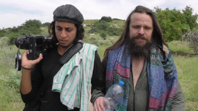 אסף סלומון וארקדי וימגוק (צילום: אביב ויז'אנסקי)