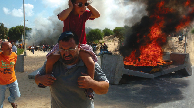 פינוי גוש קטיף, ארכיון  (צילום: נתי שוחט, פלאש 90)