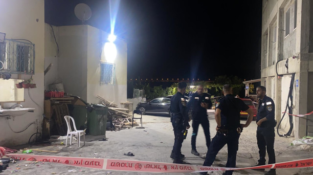 ירי בג'סר א-זרקא, ארכיון (צילום: דוברות המשטרה)