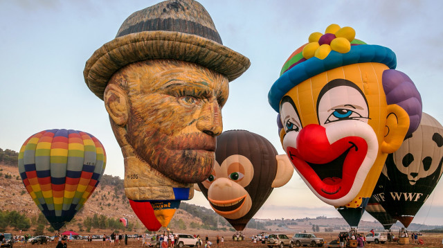 פסטיבל כדורים פורחים בגלבוע (צילום: יח"צ)