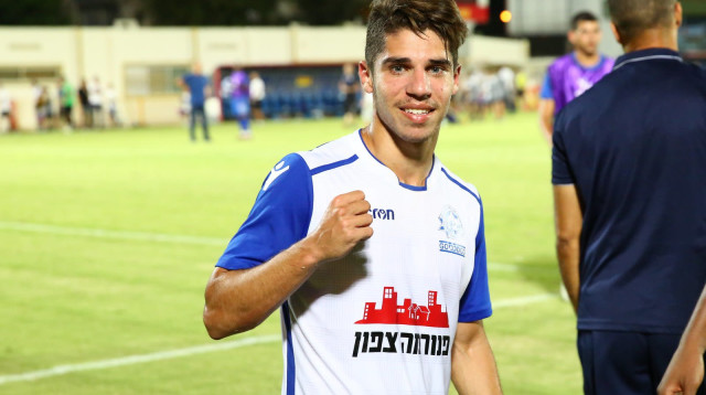 שחקן מכבי פתח תקוה מנור סולומון (צילום: לירון מולדובן)