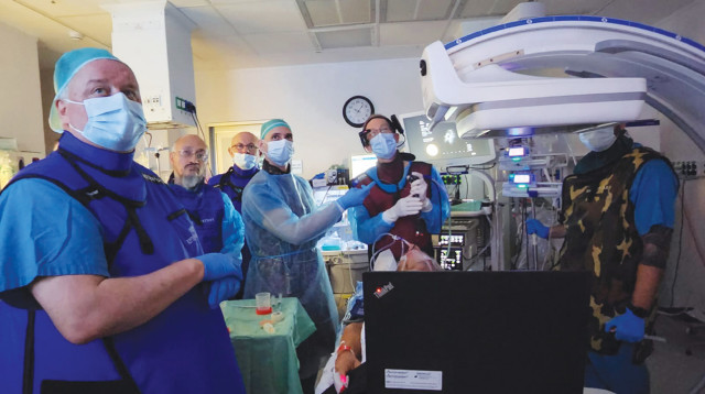 הניסוי בבית החולים מאיר (צילום: דוברות המרכז הרפואי מאיר)