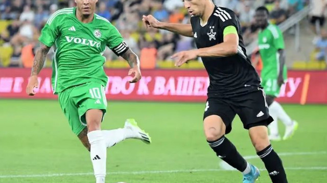 הכריע את המשחק. אמין טלאל (צילום: אתר רשמי, מכבי חיפה)