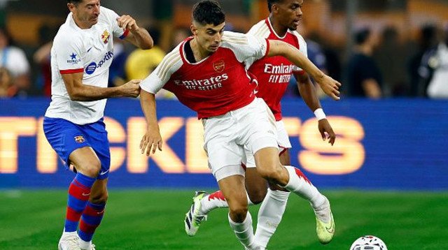 קאי האברץ, רוברט לבנדובסקי (צילום: Ronald Martinez / Staff)