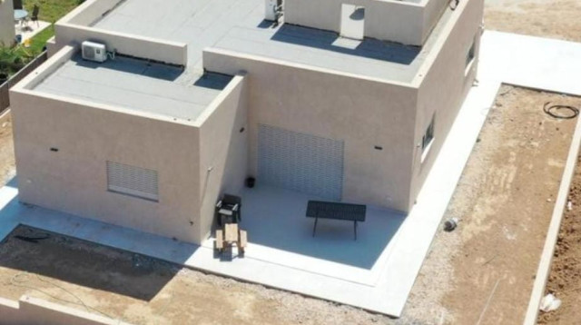 בית במשמר הנגב שנבנה בשיטת ICF אייקונקס (צילום: יח"צ)
