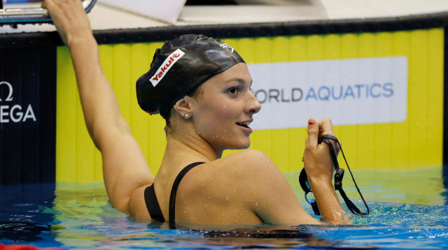 סאמר מקינטוש שחיינית קנדית (צילום: רויטרס)