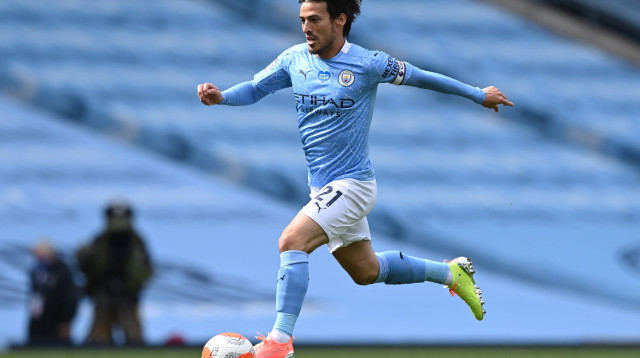 דויד סילבה שחקן מנצ'סטר סיטי (צילום: רויטרס)