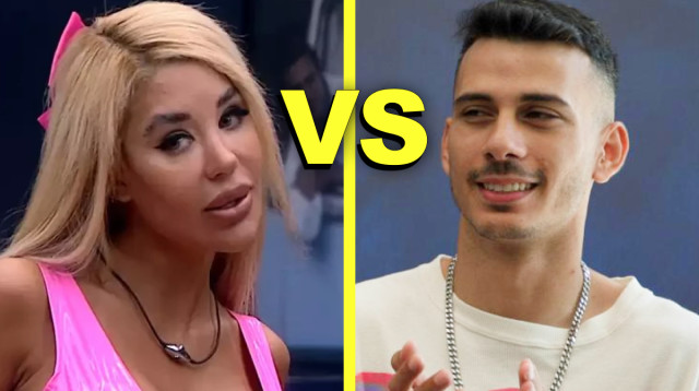 אבי אבורומי, סתיו קצין (צילום: צילום מסך רשת 13,נוקד סעדה)