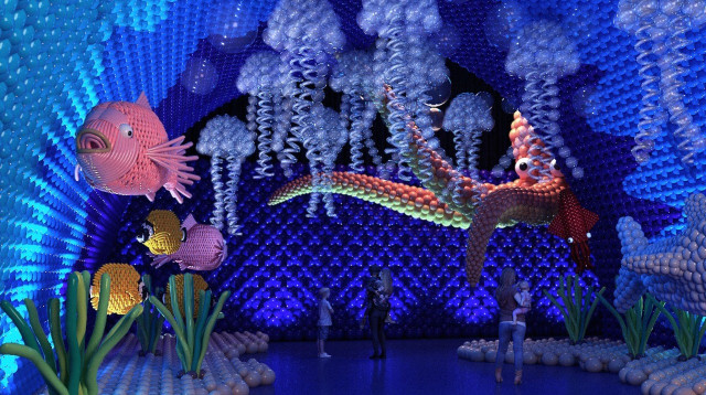 בלון סטורי בנמל תל אביב (צילום: דניאל אהרוני)