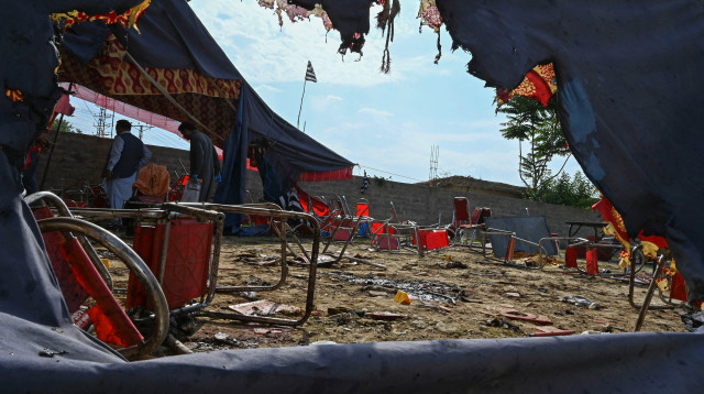 זירת הפיגוע בפיקסטן (צילום: AFP via Getty Images)