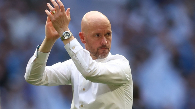 אריק טן האח מאמן מנצ'סטר יונייטד (צילום: רויטרס)