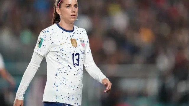 מספיק בקושי. אלכס מורגן, שחקנית נבחרת ארה"ב (צילום: GettyImages, Robin Alam/USSF)