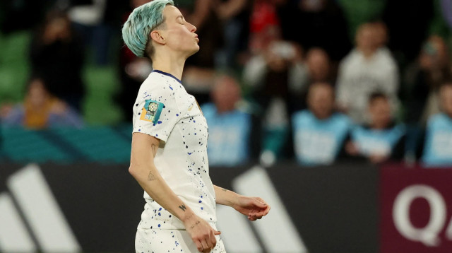 מייגן ראפינו, שחקנית נבחרת ארצות הברית (צילום: רויטרס)