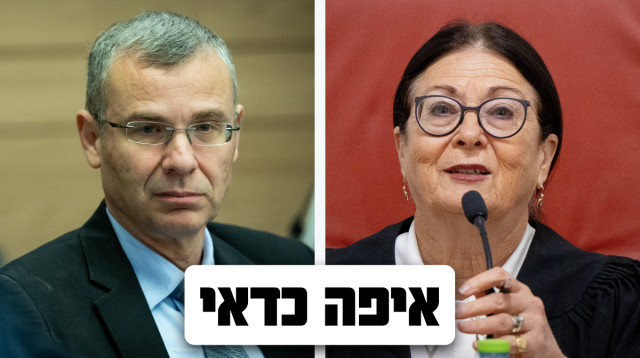 אסתר חיות, יריב לוין (צילום: יונתן זינדל פלאש 90)