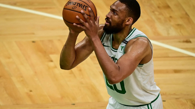 ג'בארי פארקר במדי בוסטון סלטיקס (צילום: GettyImages, Maddie Malhotra)