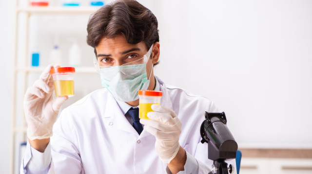 בדיקת שתן, אילוסטרציה (צילום: אינגאימג')