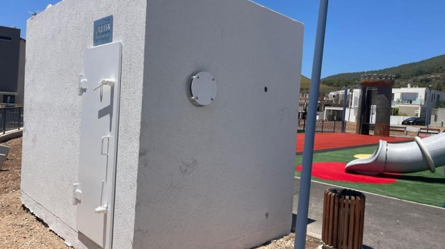 מיגונית ביישוב שלומי (צילום: "ארגון מציל חיים")