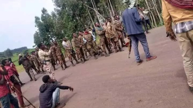 הלחימה באתיופיה (צילום: באדיבות המצולמים)