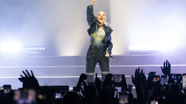 כריסטינה אגילרה בישראל (צילום: דוד גרנות)