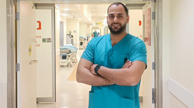 עלאא אבו חטאב (צילום: צילום באדיבות בית חולים הדסה)