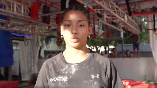 ליבי גולדשטיין, ליגת הנינג'ה (צילום: ספורט1)