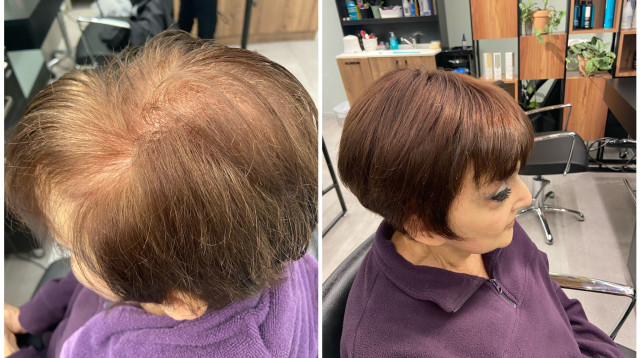 עיצוב שיער בגיל השלישי (צילום: אחוזת צהלה)