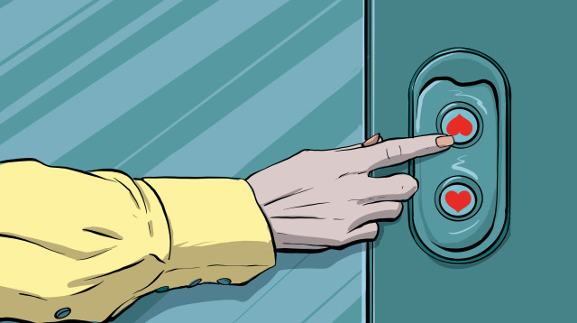 "מעליות הלב" איור (צילום: אורי פינק)