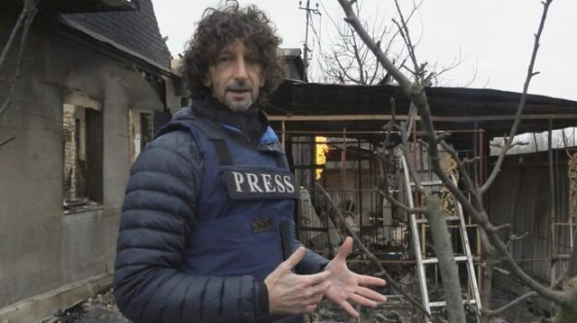 איתי אנגל בסרט "הקרב על קייב" (צילום: קשת 12)