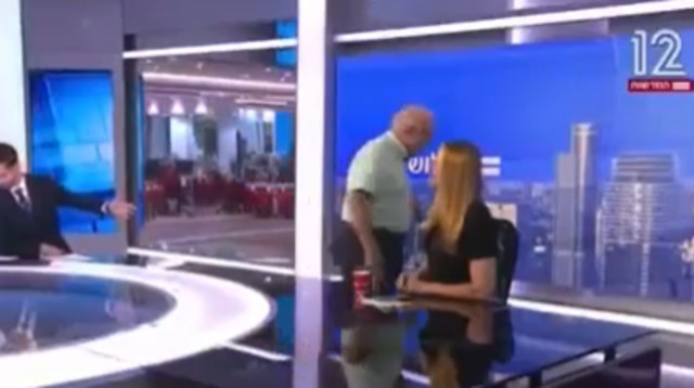 העימות בין ליאת רון לשלמה מעוז (צילום: צילום מסך קשת 12)