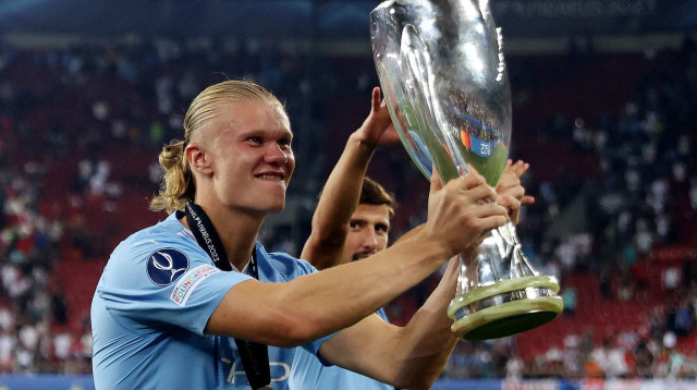 ארלינג הולאנד מנצ'סטר סיטי (צילום: רויטרס)