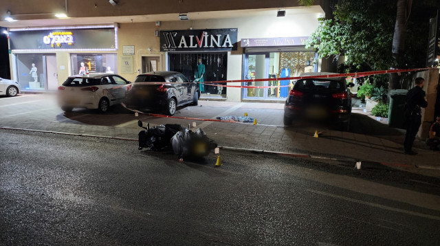 זירת הרצח בכפר קרע (צילום: באדיבות המשטרה)