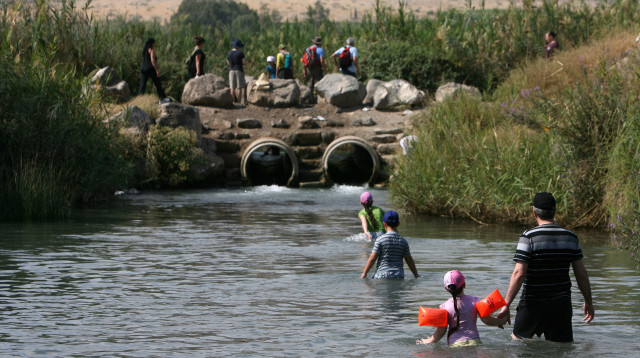 נחל הקיבוצים בעמק המעיינות  (צילום: דרור ארצי)