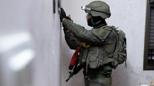 מיפוי בתי המחבלים שביצעו את פיגוע הירי בהר חברון (צילום: דובר צה"ל)