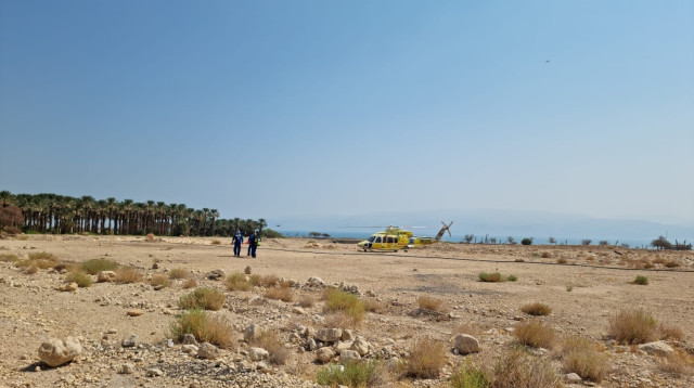 האסון בנחל דוד (צילום: דוברות מד"א)