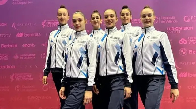 הישג נפלא. נבחרת ההתעמלות האמנותית (צילום: אתר רשמי, באדיבות איגוד ההתעמלות בישראל)