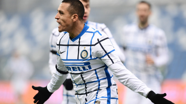 אלכסיס סאנצ'ס שחקן אינטר (צילום: רויטרס)