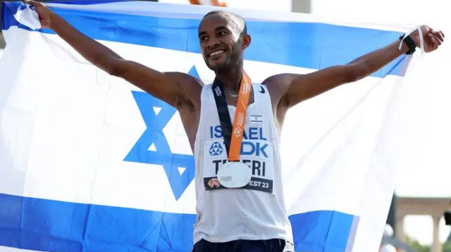 ריצה לפנתיאון. טפרי בסיום (צילום: GettyImages, Stephen Pond/Getty Images)