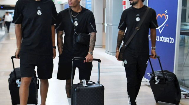 שחקני מכבי חיפה ליאור רפאלוב, צ'ארון שרי, רמי גרשון (צילום: אתר רשמי, מכבי חיפה)