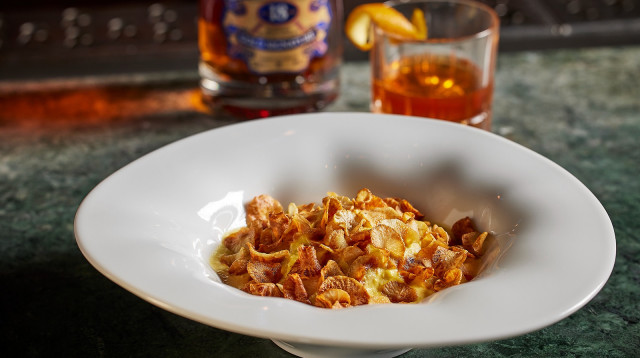 מתוך הארוחה של שף תום לוי לשיבאס (צילום: אפיק גבאי)