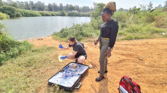 התקנת מים באפריקה (צילום: יח"צ)