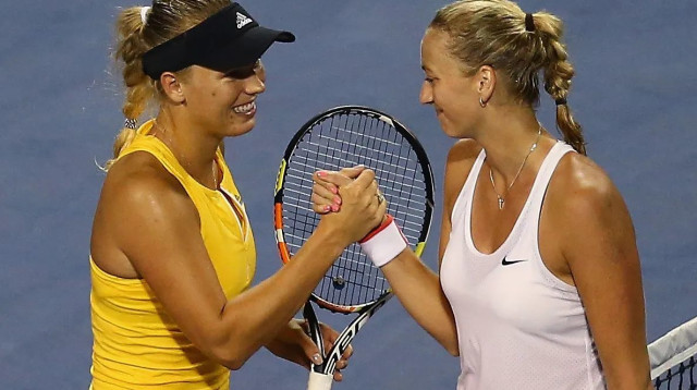 פטרה קביטובה, קרוליין ווזניאקי בשנת 2015 (צילום: GettyImages, Maddie Meyer)