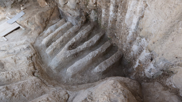מכלול התעלות בעיר דוד (צילום: אליהו ינאי, עיר דוד)