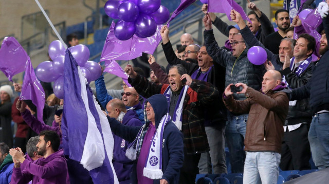 אוהדי הכח עמידר רמת גן (צילום: קובי אליהו)