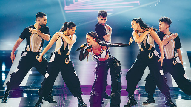 נועה קירל באירוויזיון  (צילום: Sarah Louise Bennett\EBU)